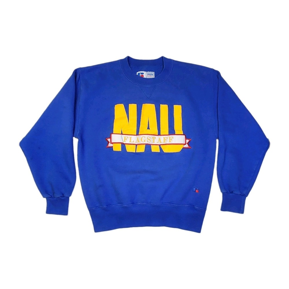 Vintage 90s Russell Athletic NAU Northern Arizona Sweatshirt M USA